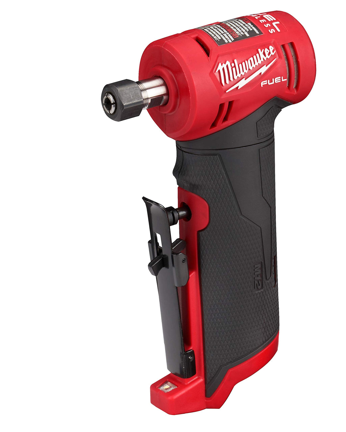Milwaukee M12 FUEL right-angle grinder compact design for tight spaces