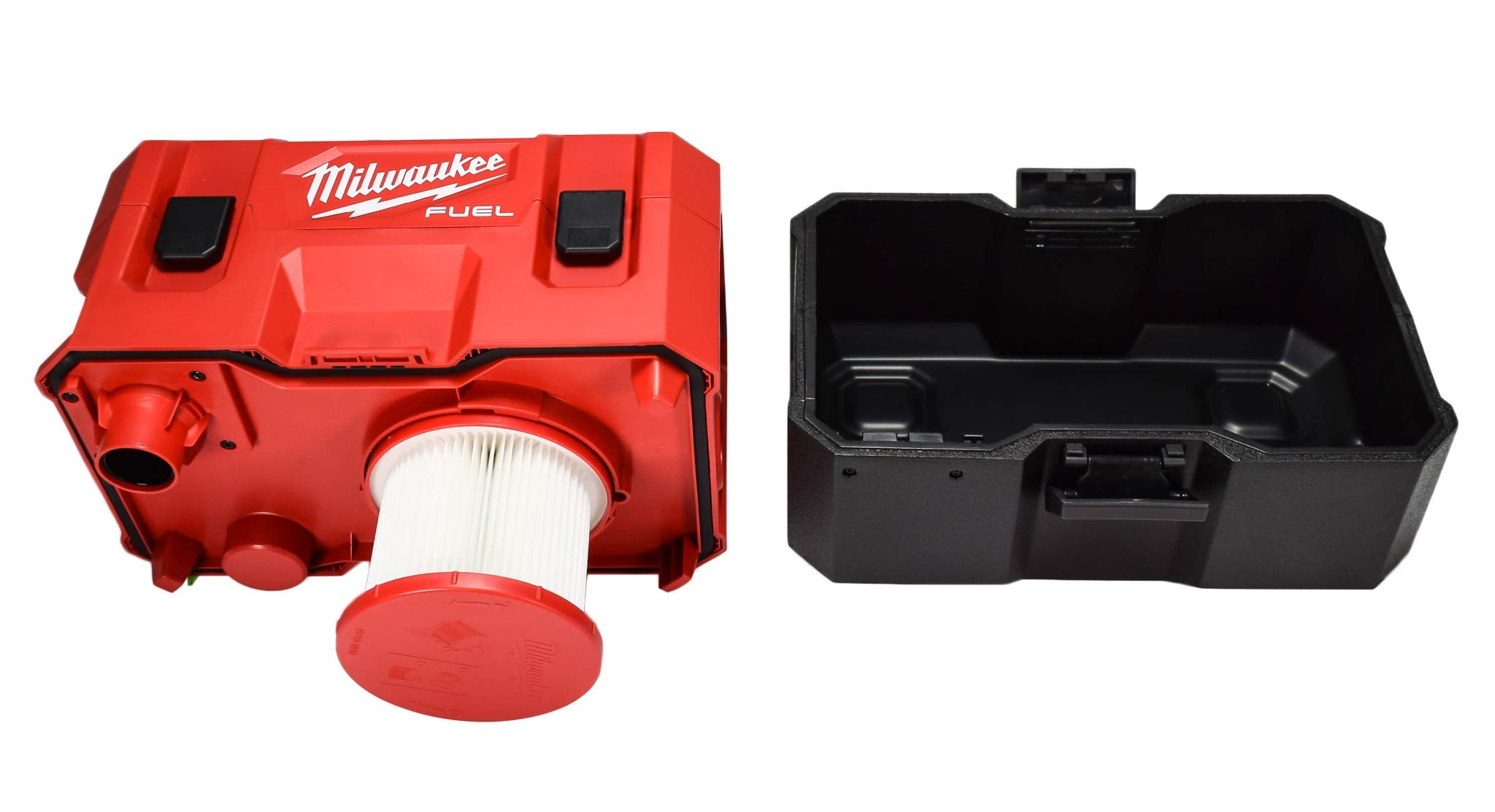 Milwaukee M12 FUEL compact design with 1.6 gal capacity reduces clutter.