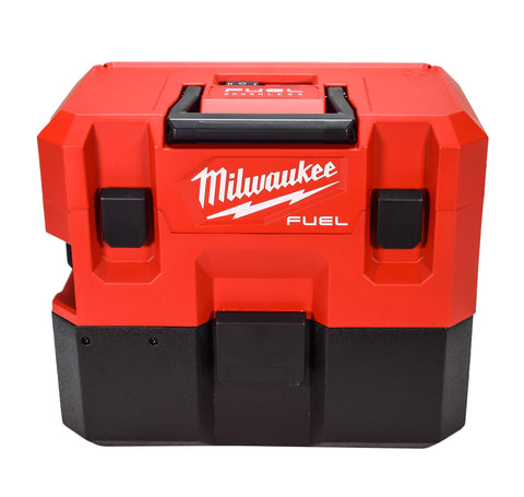 Milwaukee M12 FUEL delivers strong suction power for wet or dry cleanup tasks.