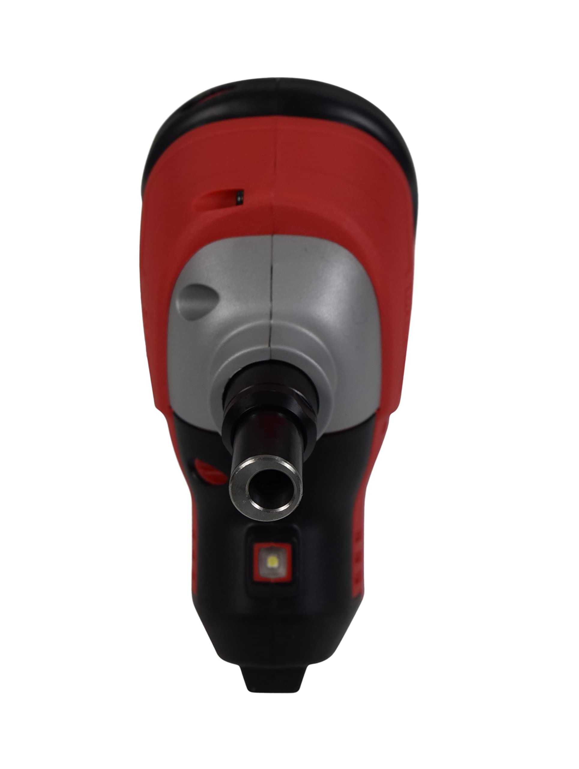 Industrial magnetic collet keeps nails secured for accurate one-handed use.
