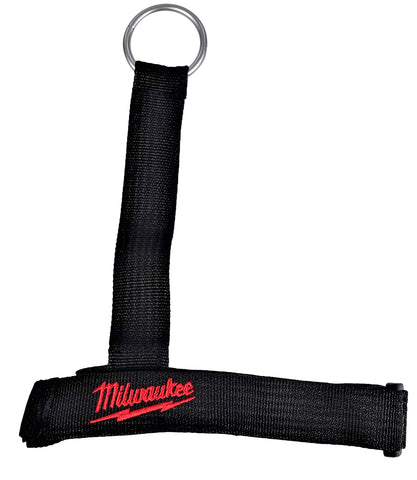 Milwaukee M12 palm nailer enabling one-handed use with secure magnetic collet.