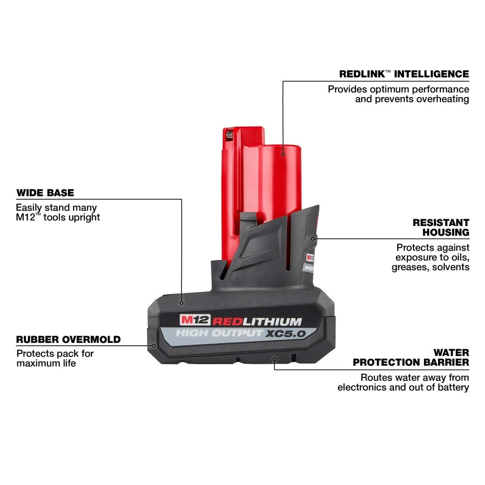 Charger dock with Milwaukee M12 battery demonstrating quick, organized recharging on site