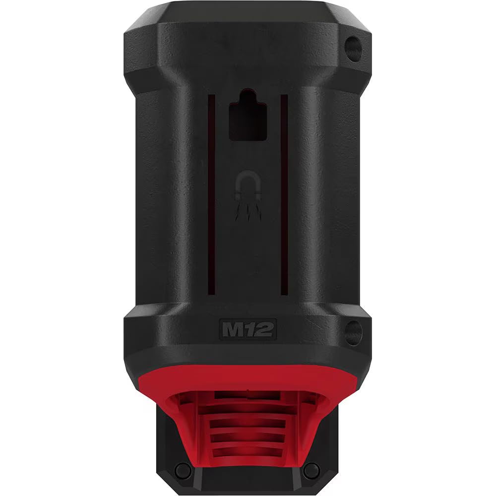 Milwaukee M12 Rover in action, portable illumination during service tasks.