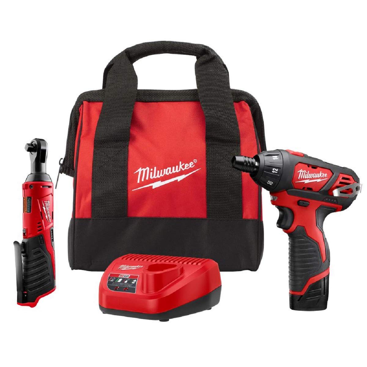 Milwaukee M12 screwdriver with compact head ideal for precise, quick screws