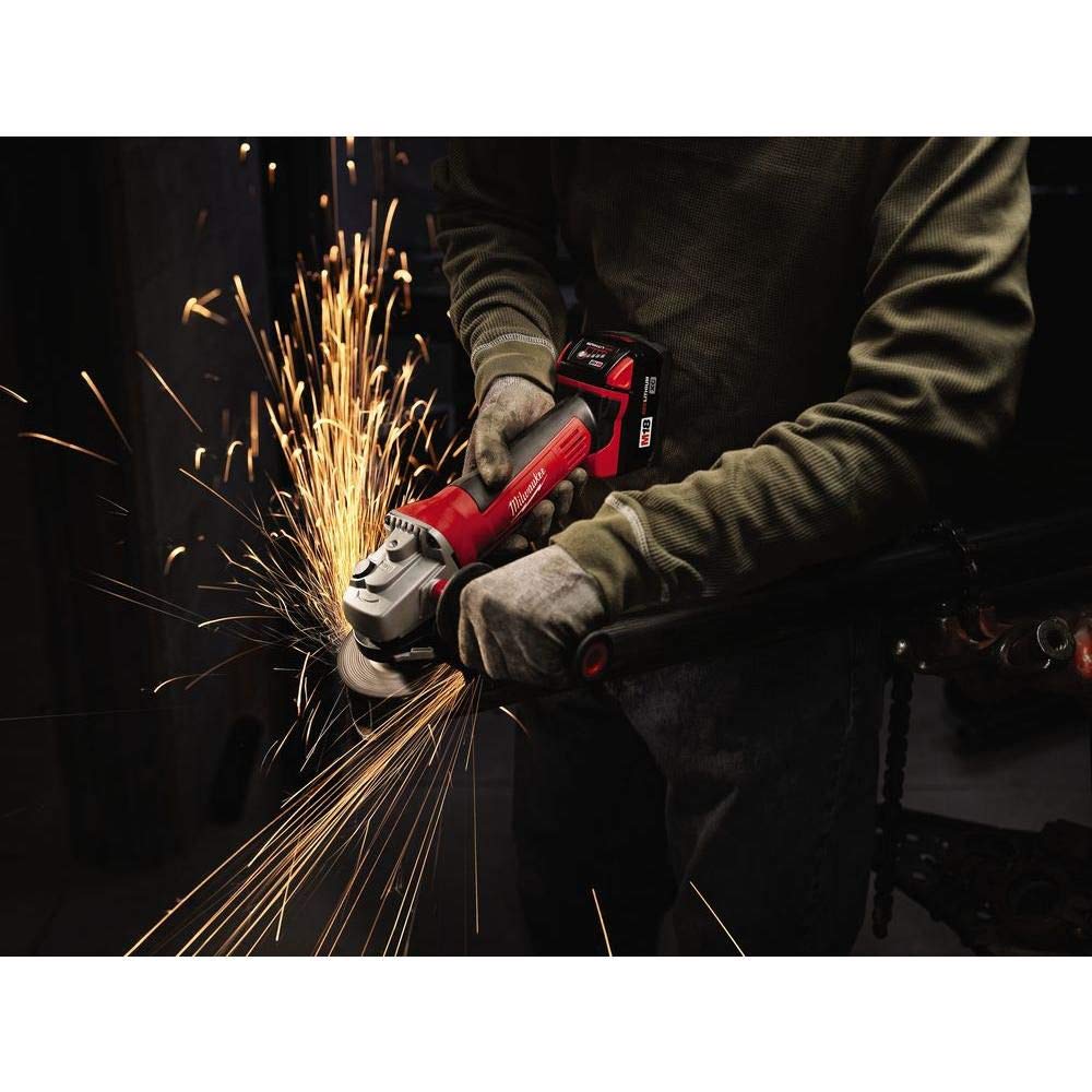 Milwaukee M18 2680-21P in-use application demonstrating cordless mobility.