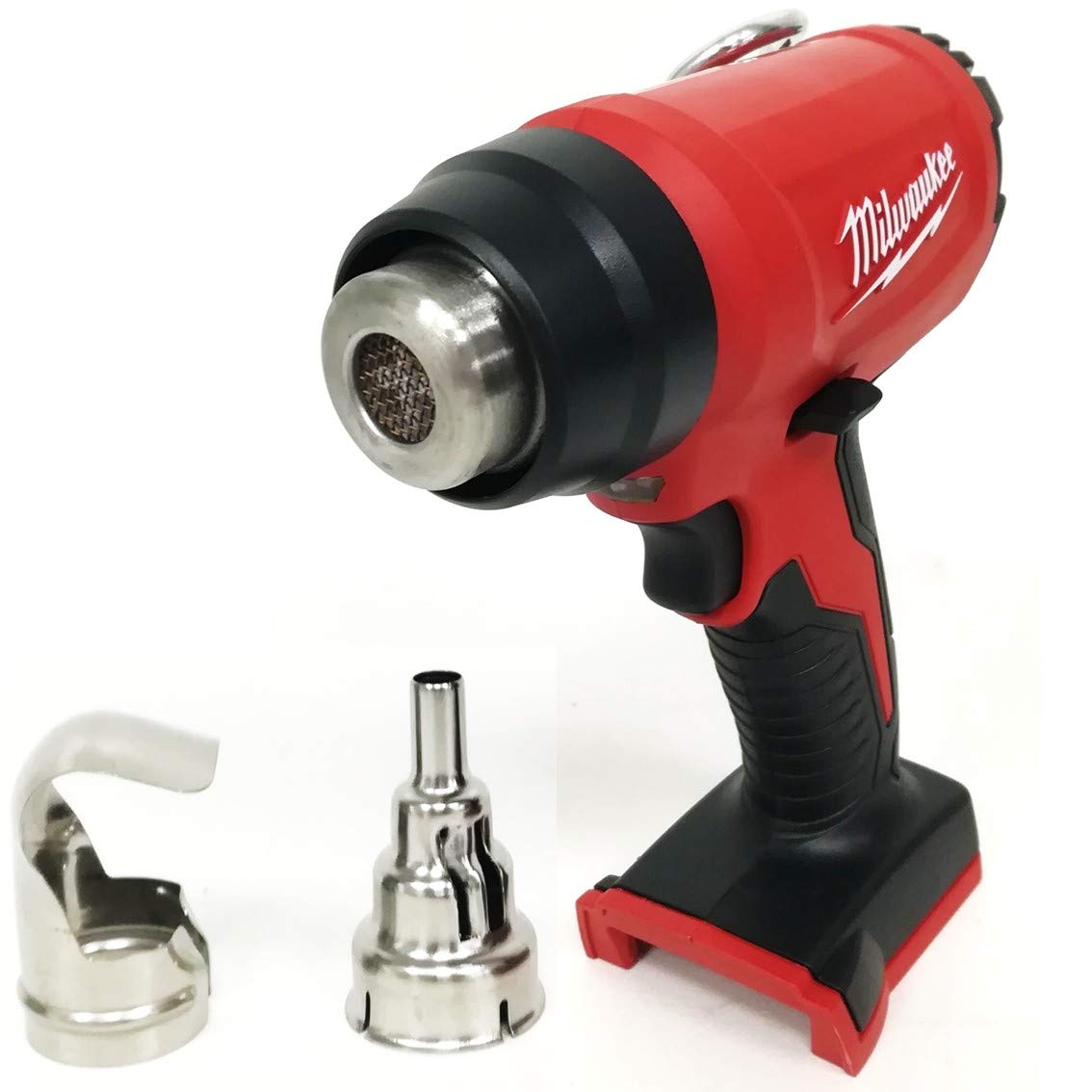 Milwaukee M18 BHG0 bare unit with compact design for precise handling.