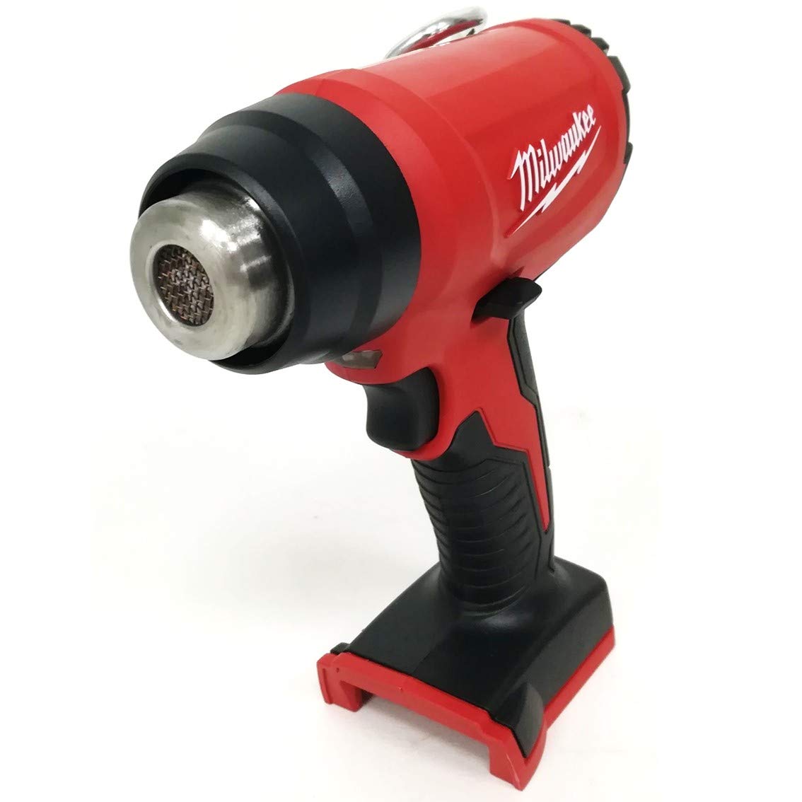 Milwaukee M18 BHG0 reaches up to 470°C for efficient material work.
