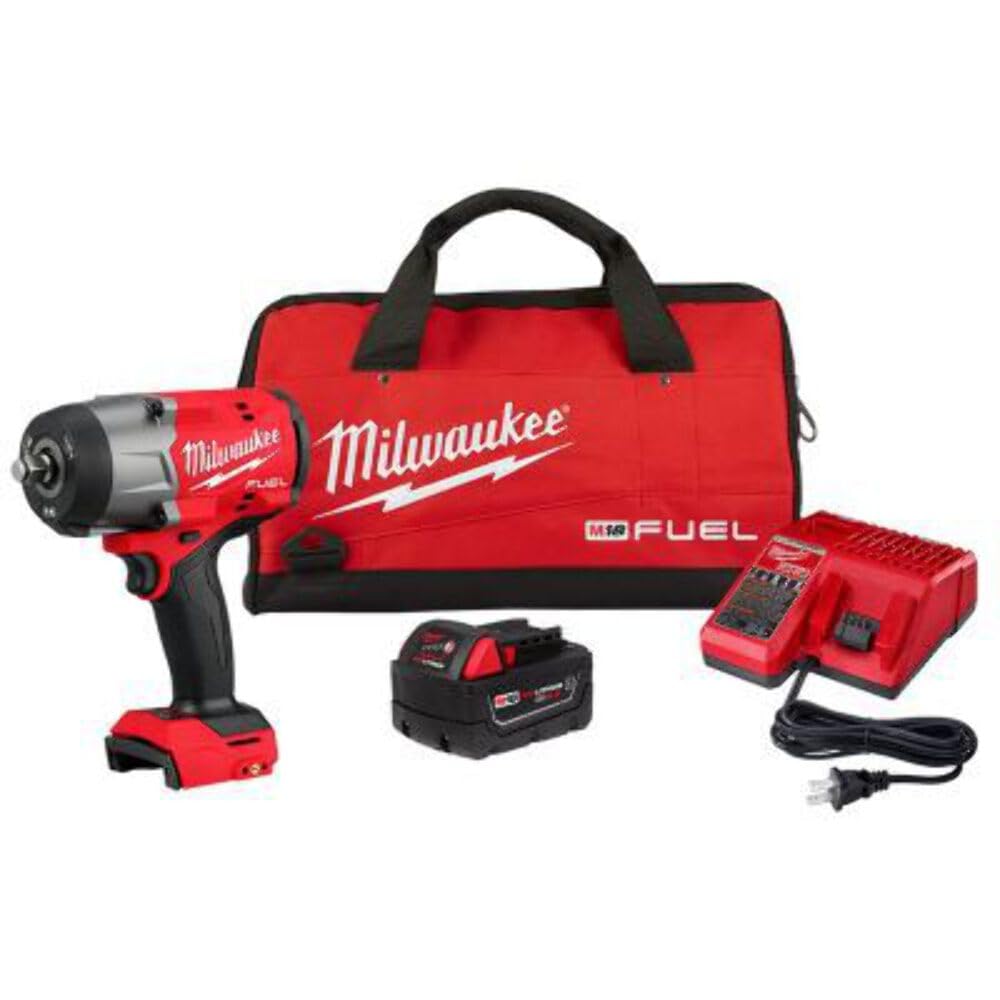 Milwaukee M18 FUEL 1/2-in impact wrench with friction ring for quick socket changes