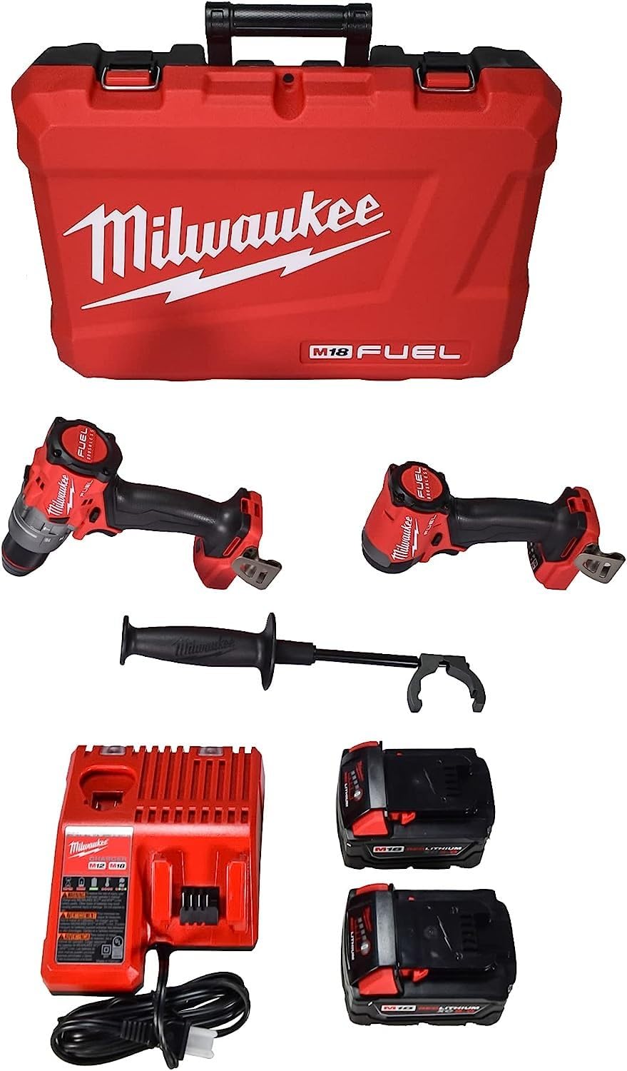Milwaukee M18 FUEL 2-Tool Kit cover ready for versatile jobsite tasks.