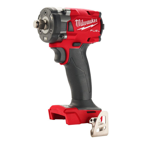 Milwaukee M18 FUEL 3/8-inch compact impact wrench with tri-LED lighting for visibility