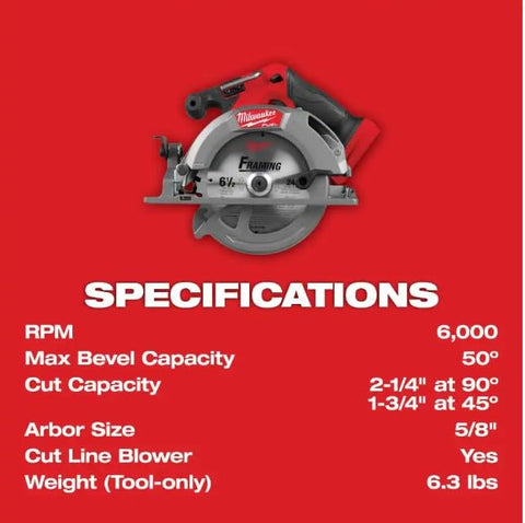 Milwaukee M18 FUEL circular saw in use delivering fast, clean cuts on lumber.
