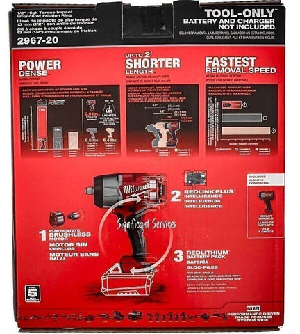 Milwaukee M18 Fuel tool showing all-metal drive train for durability