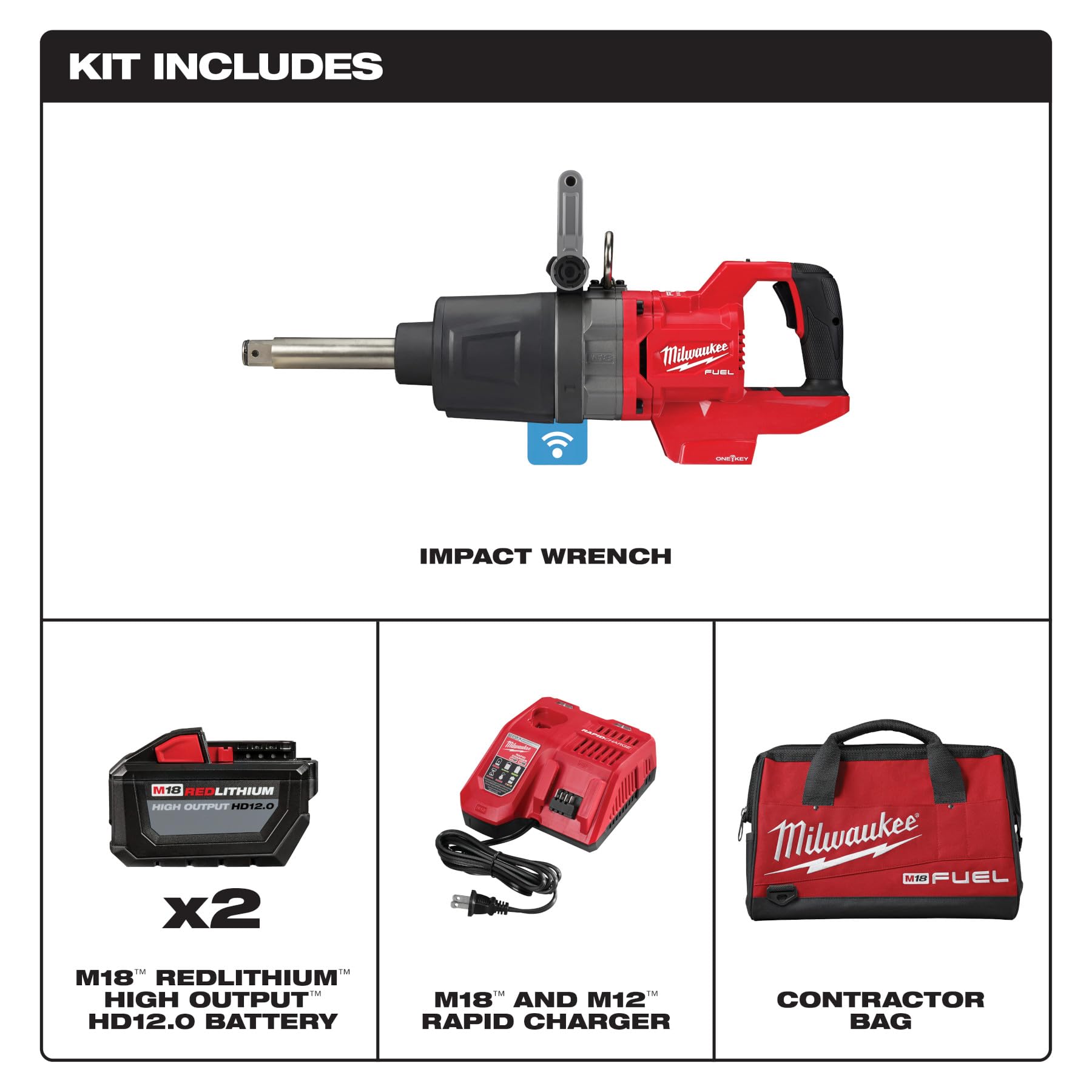 Milwaukee M18 battery HD12.0Ah powers long work sessions with peak reliability