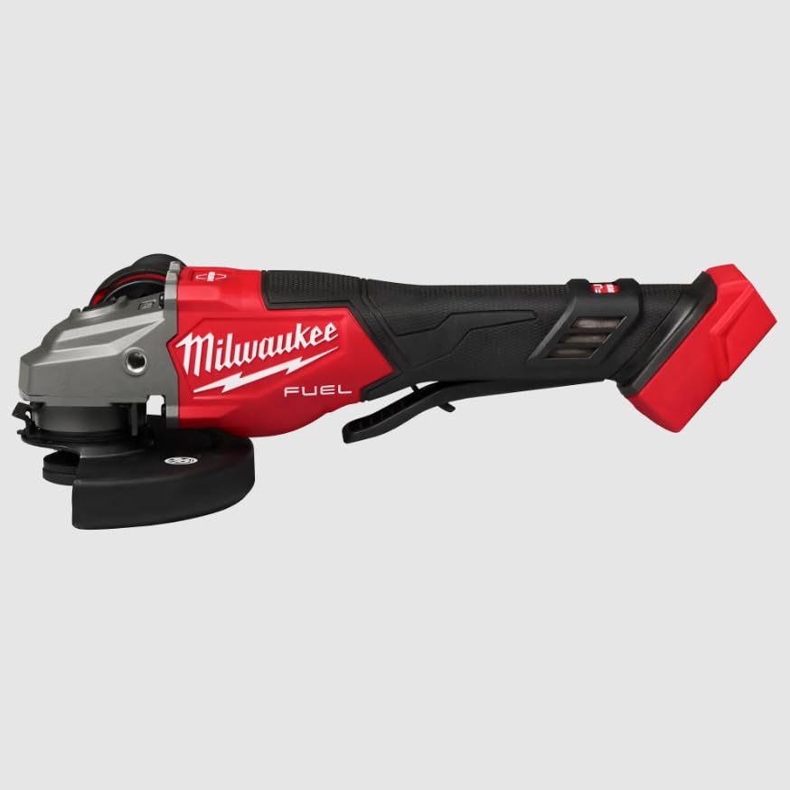 Milwaukee M18 FUEL braking grinder with dual 4-1/2 in./6 in. disks for versatile grinding