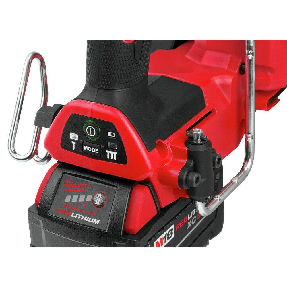 Milwaukee M18 FUEL nailer in bump-fire mode enabling rapid framing