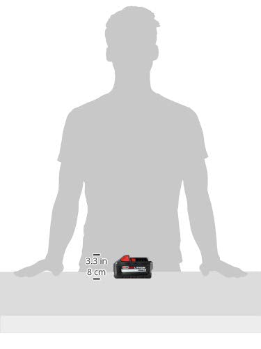 Milwaukee M18 High-Output 6Ah battery cooler graphic, illustrating cooler operation