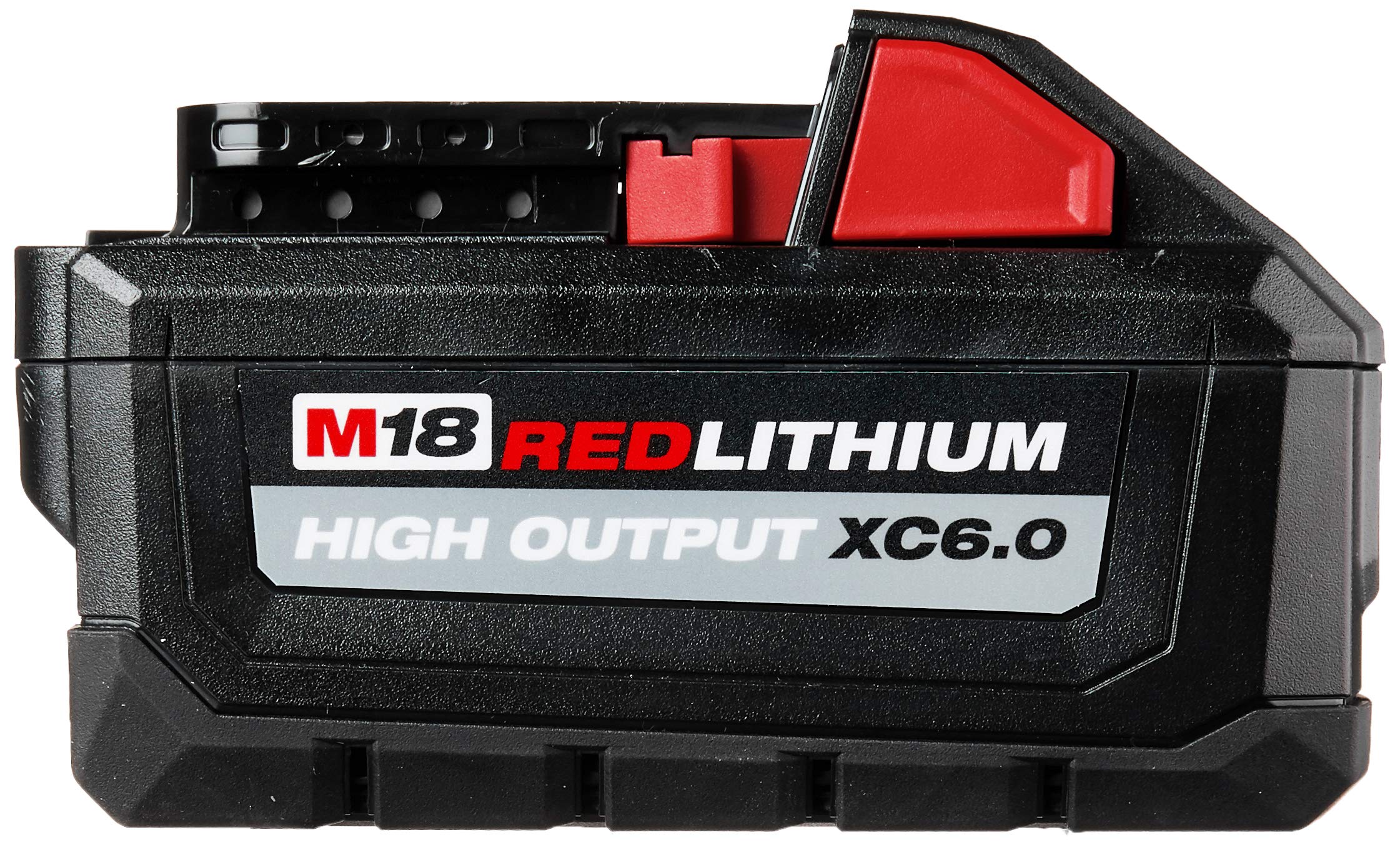Milwaukee M18 High-Output 6Ah battery in tool, demonstrates quick swapping and workflow