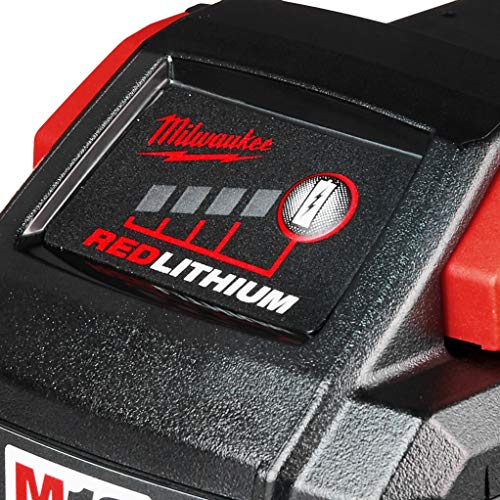 Milwaukee M18 High-Output 6Ah battery label area, emphasizes capacity and compatibility