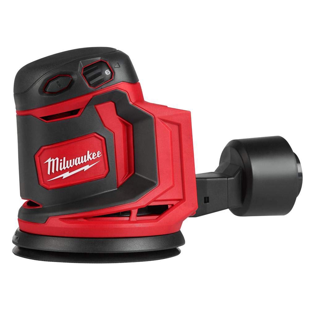 Milwaukee 2648-20 dust cap view demonstrating easy dust management