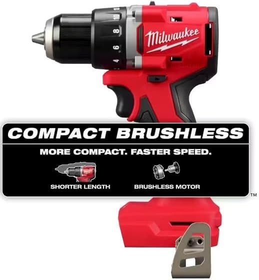 Milwaukee M18 Compact Brushless Drill/Driver overview for tight spaces.