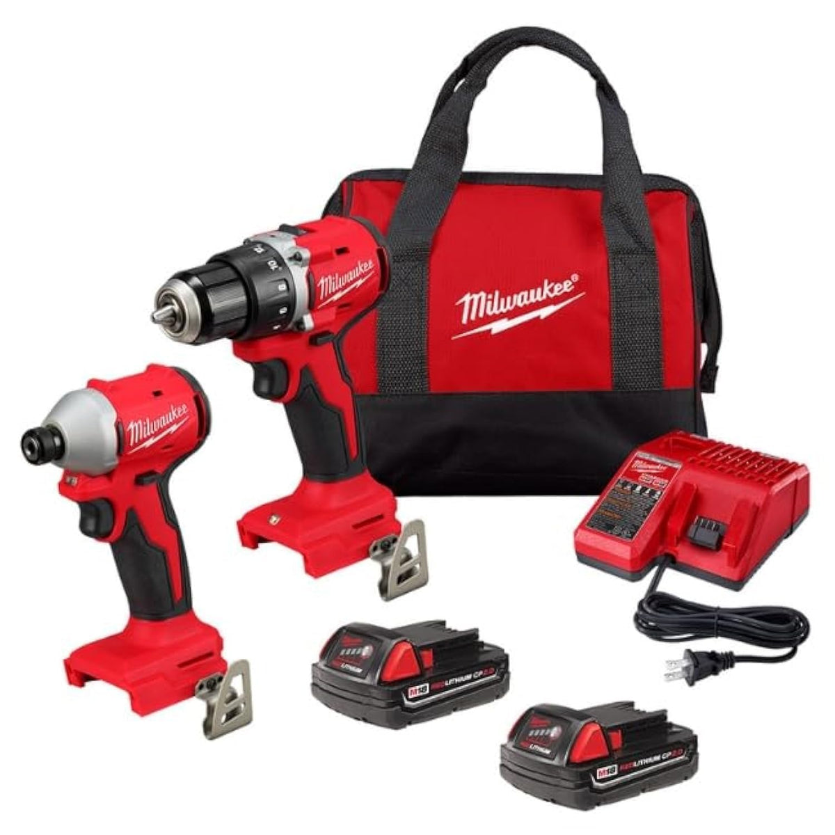 Milwaukee M18 TRADE compact kit box for organized on-site storage.