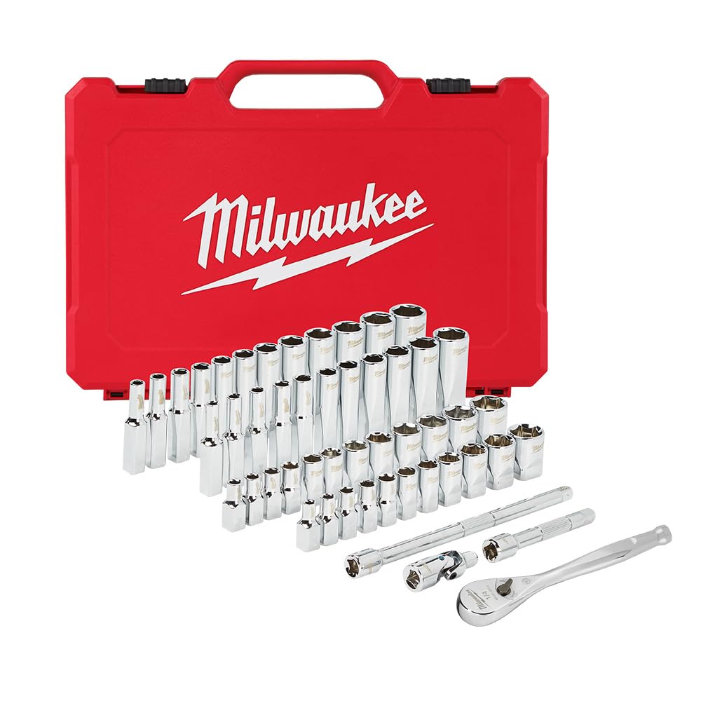 Milwaukee MLW48-22-9004 ratchet set with quick-release for fast bit changes.