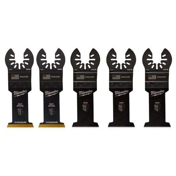 MILWAUKEE Open-Lok blade-change system enables quick swaps on site.