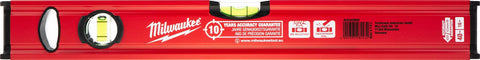 Milwaukee Redstick Slim Level precision edge close-up for accurate measurements