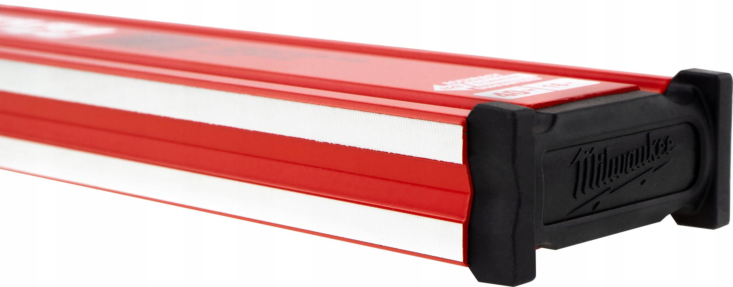 Using Milwaukee Redstick Slim Level on a wall for quick alignment