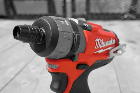 Compact 6.7 inch Milwaukee screwdriver fits tight spaces
