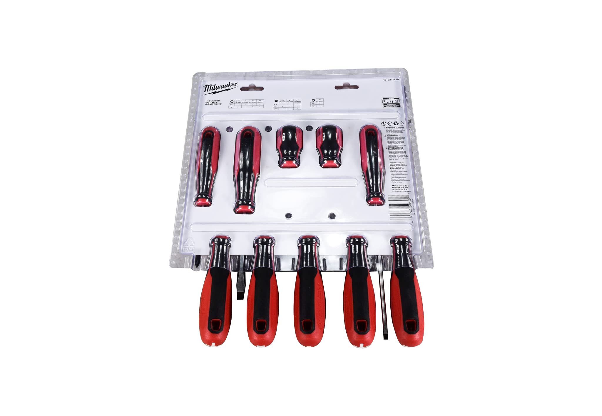 Milwaukee screwdriver tips with hardened tips for durability