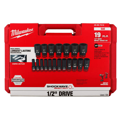 Milwaukee ShockWave storage case keeps sockets neatly nested and portable.
