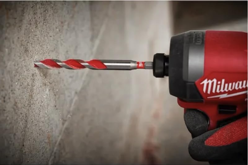 Milwaukee Shockwave dynamic-cutting-edges promote efficient material removal during drilling.