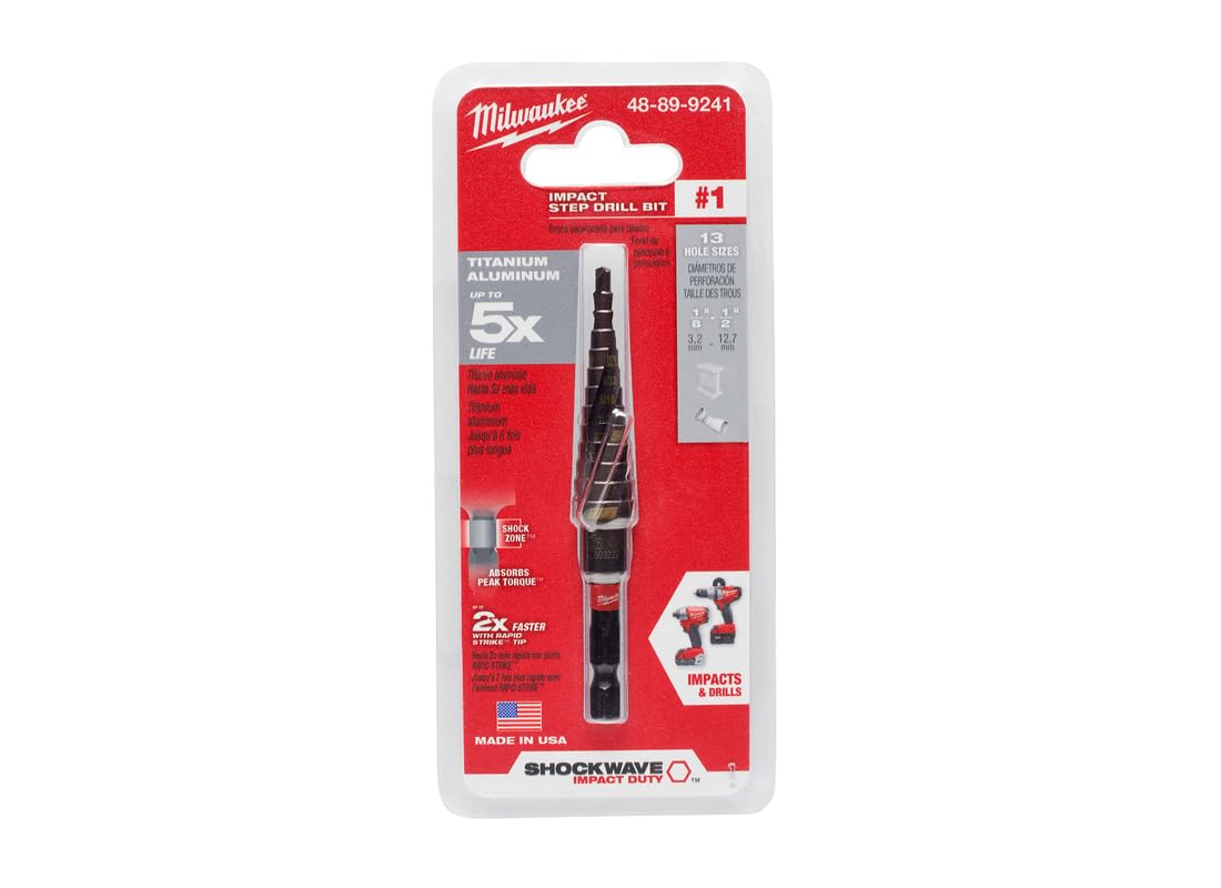 Milwaukee SHOCKWAVE showing SHOCKZONE for extended shank life.
