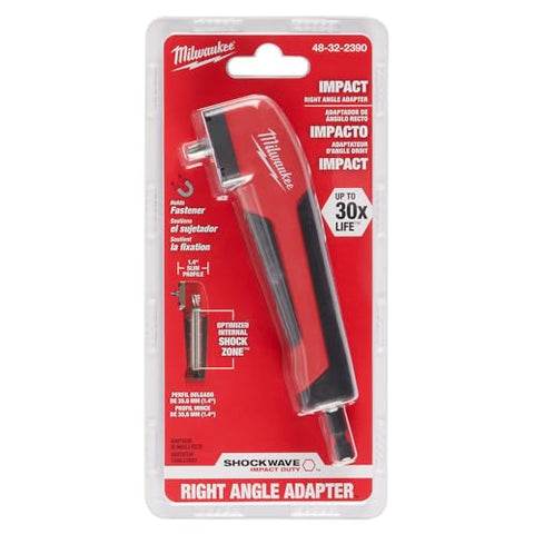 Milwaukee Shockwave adapter magnet retains bits for quick setups.
