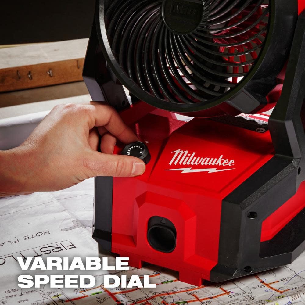 Milwaukee Storekid M18 fan brushless motor for smooth, efficient operation