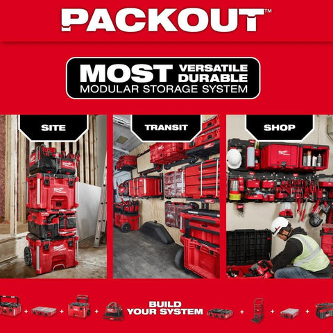 Milwaukee Storekid PACKOUT connectivity for secure mounting with other modules