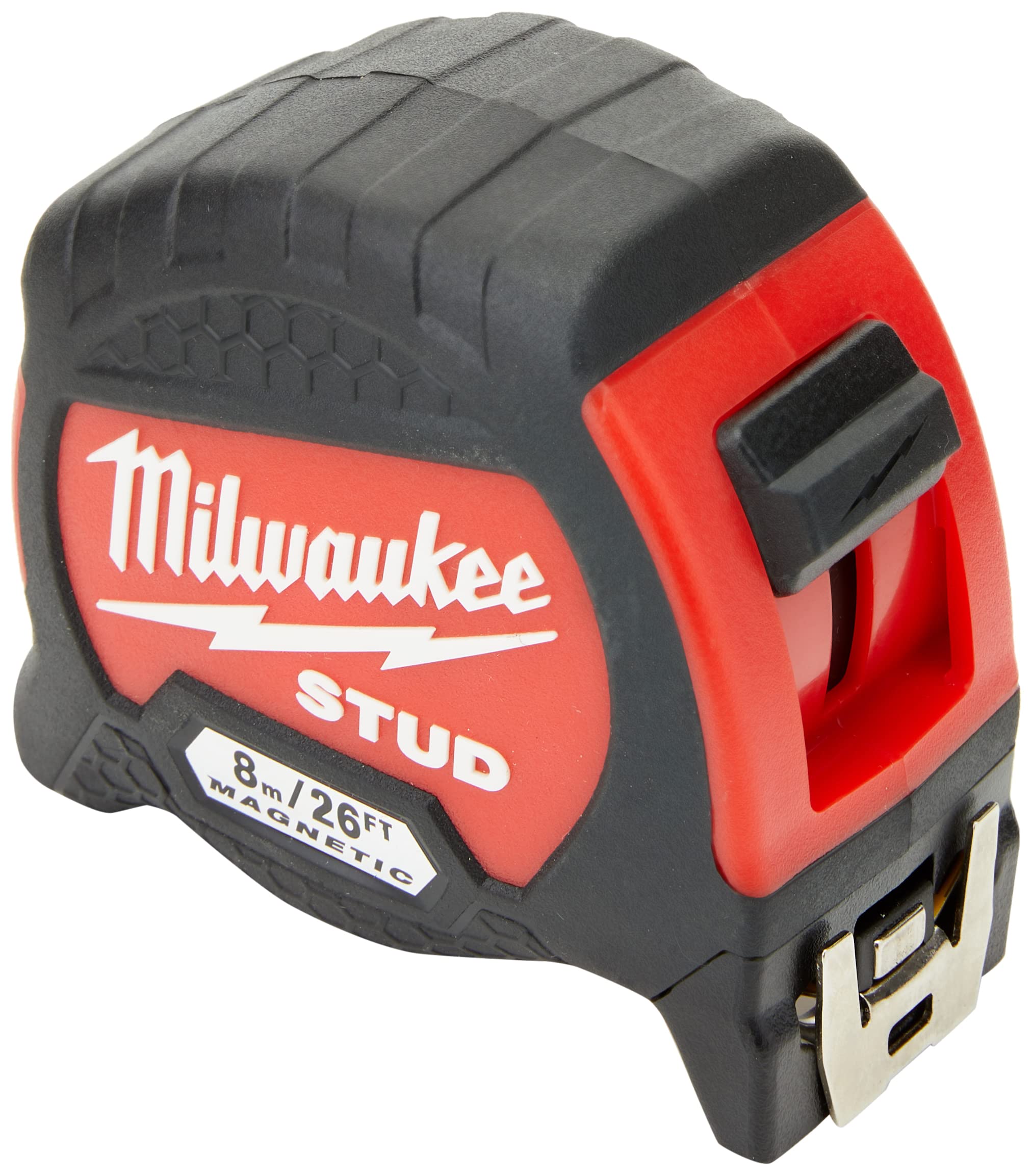 Milwaukee Stud GEN 2 showing back rest for easy vertical measurements.