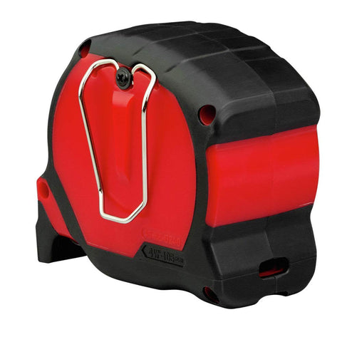 Milwaukee Tape Measure Wide end-hook for secure placement.