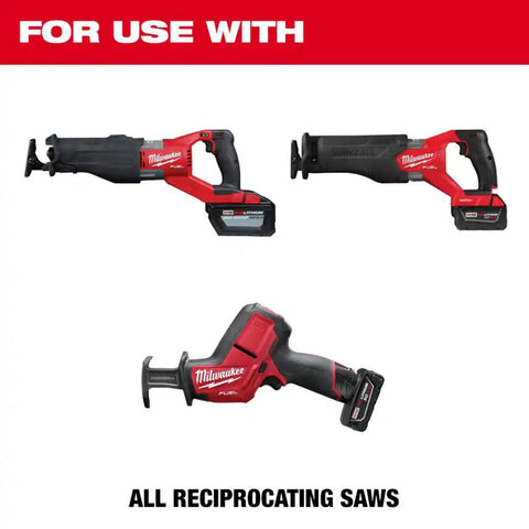 Milwaukee The Ax 5-pack provides ready-to-use blades for demolition tasks.