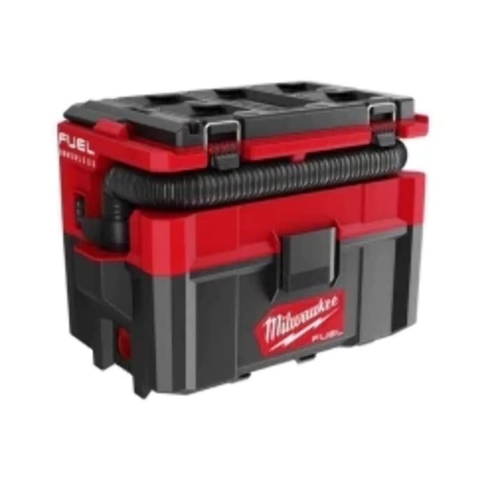 Milwaukee wet/dry vacuum main image, versatile cleanup for workshop and home use