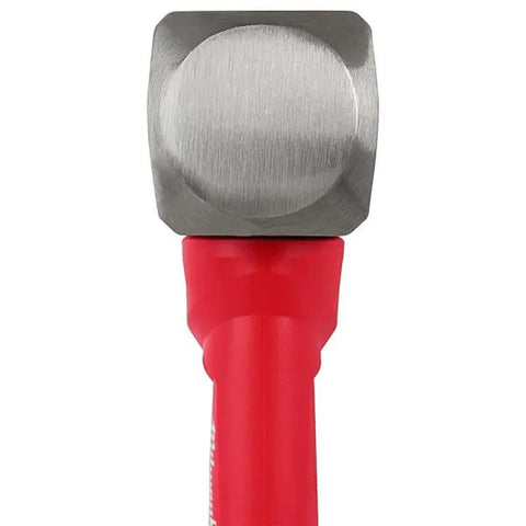 Milwaukees 3lb drilling hammer with lanyard keeps tool secure on site
