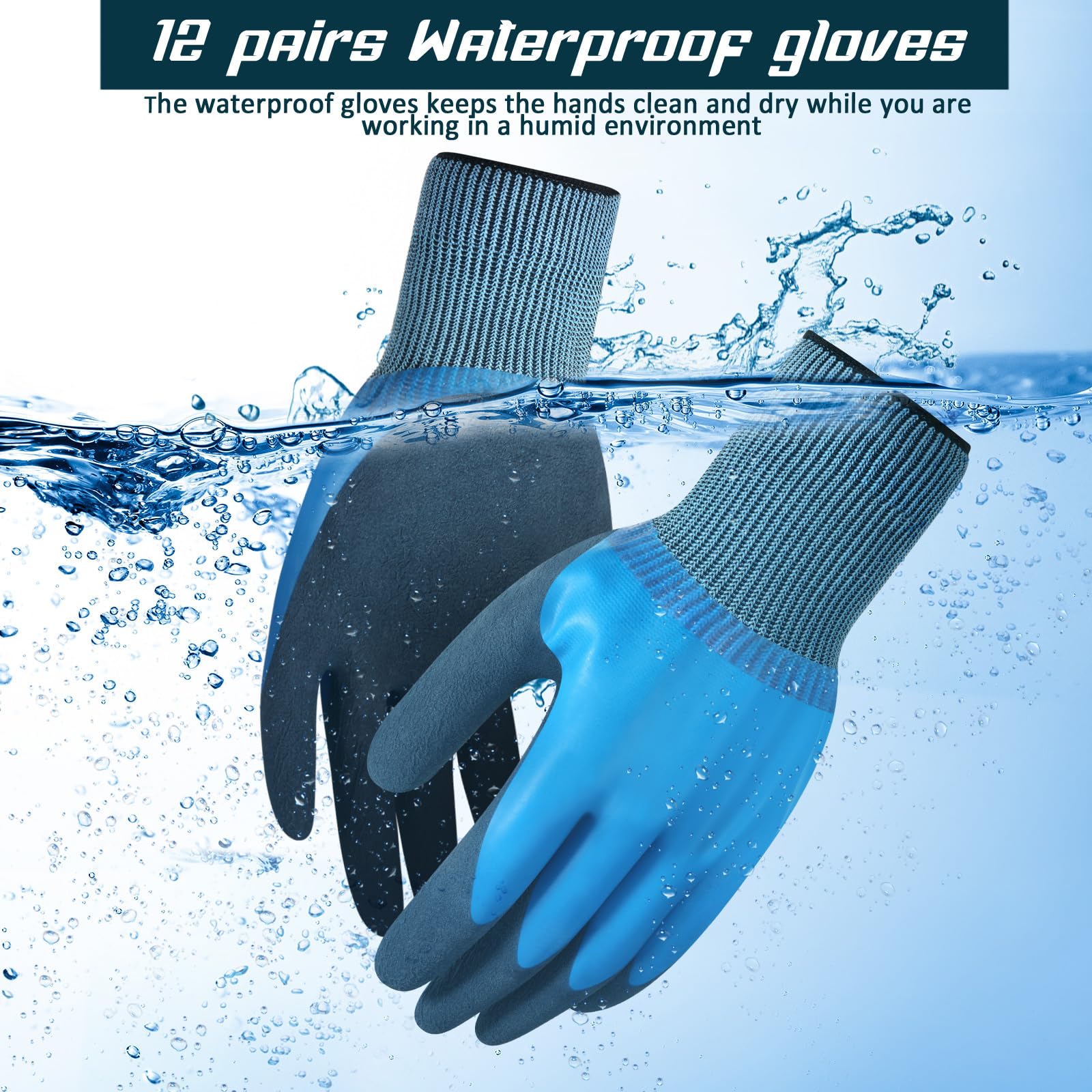 Mimorou non-slip grip gloves in use for garden tasks.