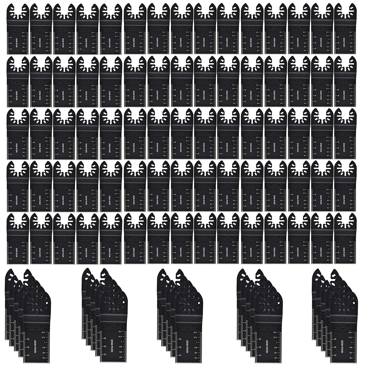 MinCHI257 universal oscillating blades kit for fast wood cuts