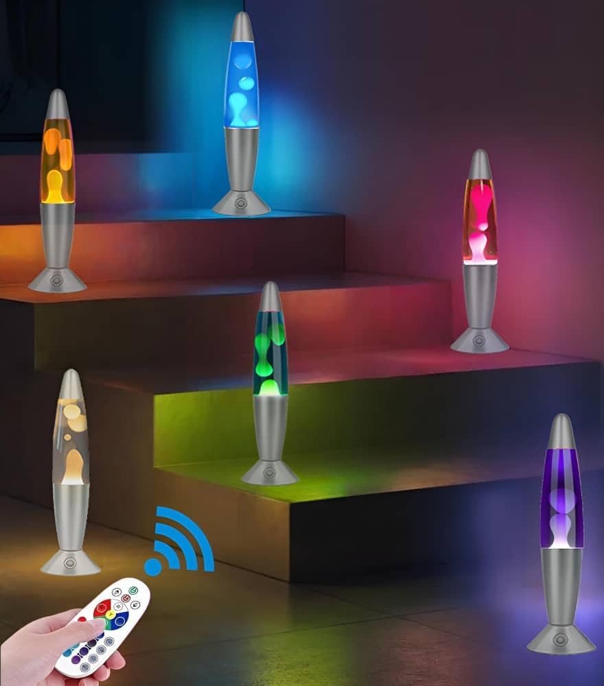 Mindiverse bedroom decor lamp in living room setup creates ambient, calming light.