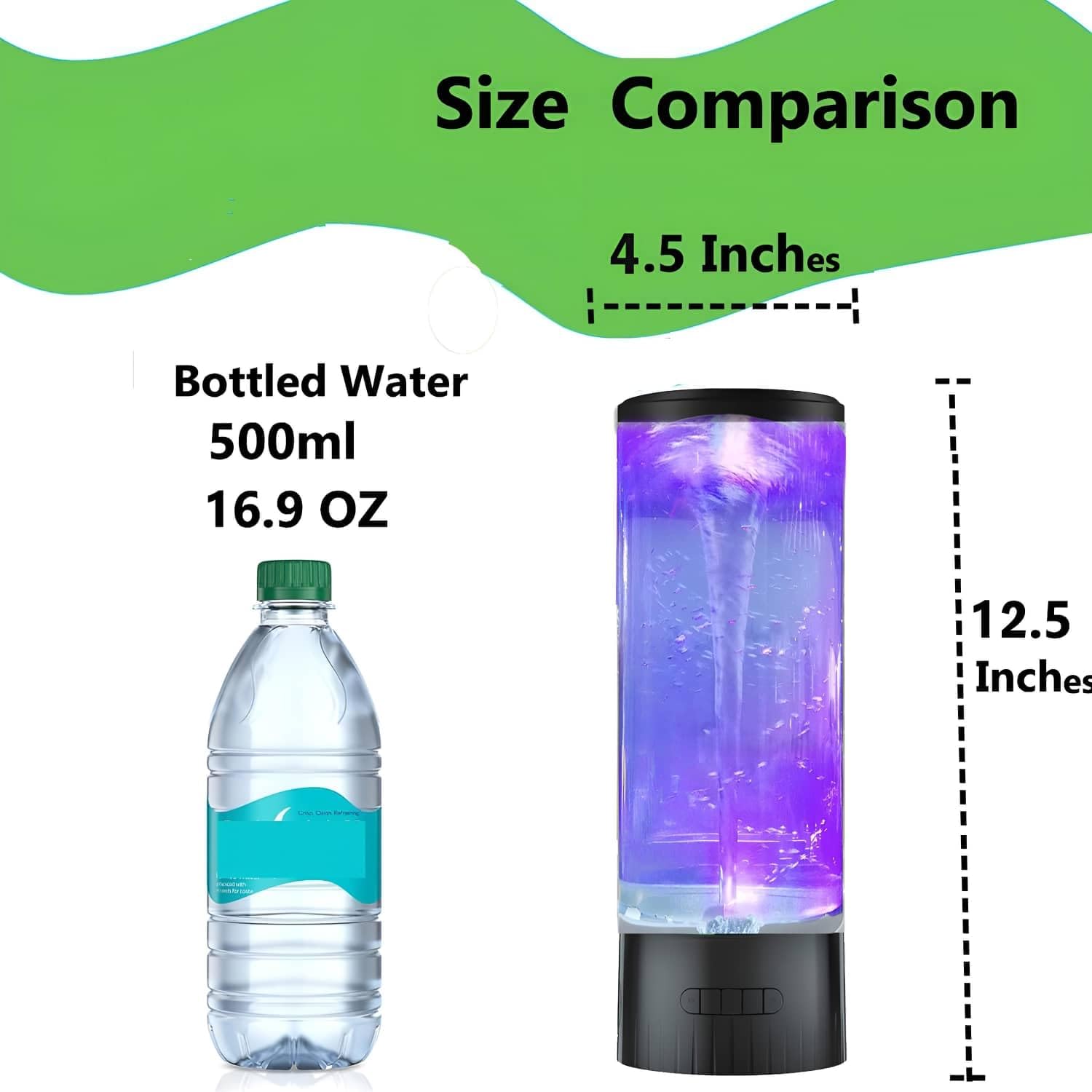 Mindiverse Twister Hurricane Light showing breath light for calming effects.