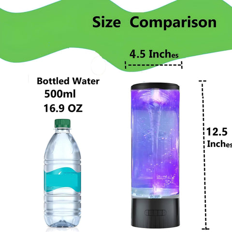 Mindiverse Twister Hurricane Light showing breath light for calming effects.