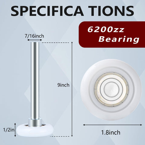 Mindoub 13-ball nylon roller for high-load residential and commercial doors.