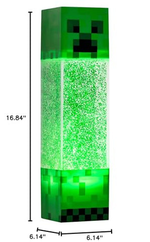Glitter-filled Creeper light blends color and charm for gamer rooms