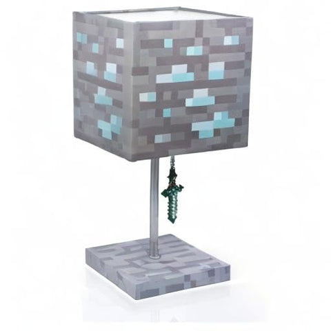 Minecraft Diamond Ore Block Closeup shows authentic pixel texture